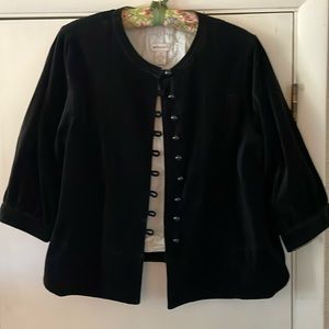 Velvet jacket, like new, from Anthropologie